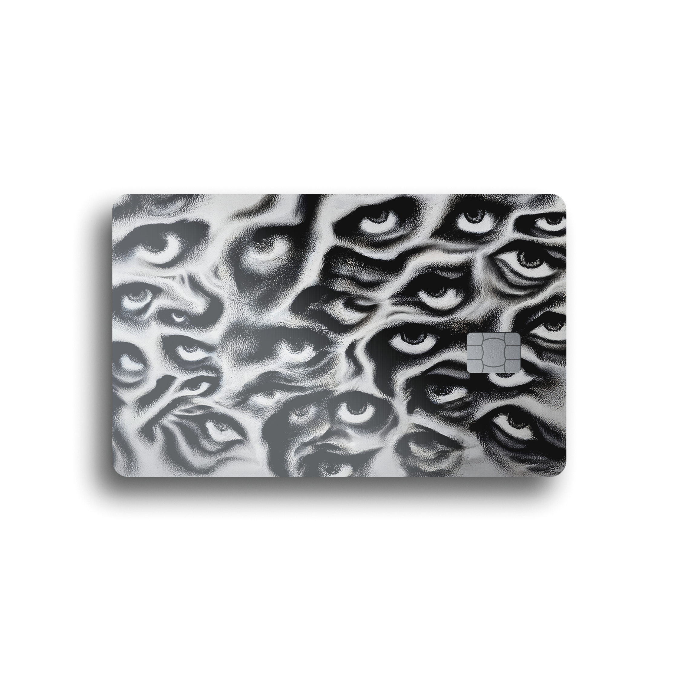 Surreal Eyes Collage Card Skin